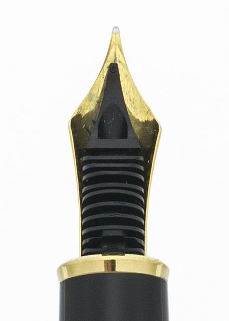 Montblanc Meisterstuck 144 - Black, Gold Plated Trim, 18k Fine Nib